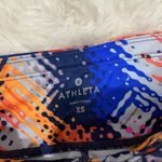 Athleta Abstract Print Capri Crop Leggings Size XS Multicolor High Rise Stretch Photo 2