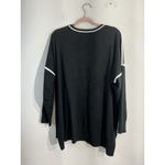 Womans Grace The Perfect Fir Woman 2x Black White Pullover Long Sleeve Sweater Photo 1