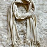 Merona cream fringe scarf Photo 0