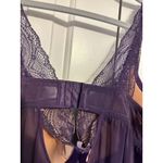 Adore Me Babydoll Lingerie Top Plus Size 42DD Purple Lace Sexy Sleepwear Photo 5