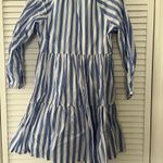 J.Crew Tiered Popover Dress Stripped Cotton Poplin S Size | XXS Does run a bit b Photo 2
