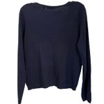 Draper James  Cardigan Button Down Knit Navy Classic Preppy Sweater M Photo 1