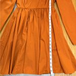 Abercrombie & Fitch  Autumn Terracotta Puff Sleeve Poplin Babydoll Dress Size S Photo 11
