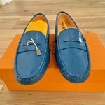 Tod's  Gommini Loafers Patent Blue Photo 5