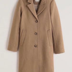 Abercrombie & Fitch Abercrombie Wool-Blend Dad Coat in Light Brown Photo 0