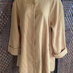 Size 16W//Plus Size Vintage 90s Mustard Yellow Jacket/Blazer Photo 0