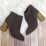 Kelsi Dagger Kelsi‎ Dagger Women's Huron Brown Suede Ankle Booties Size 9.5 NEW Photo 0
