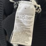 Old Navy  Polo Knit Cotton Sweater Size Medium Striped Black White Photo 6