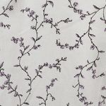 CHAPS lavender white floral no iron cotton button down size large Photo 5