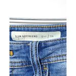 Pilcro and the Letterpress  Anthropologie Slim Boyfriend Raw Hem Jeans Womens 26 Photo 6