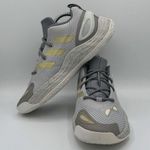 Adidas  Exhibit A Candace Parker Womens Basketball Shoes Sz 8.5 Gray Gold GY0992 Photo 3