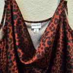 Ava & Viv NWT  Women's 1x Animal‎ Print Satin Tank Top Photo 2