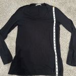 Stateside  Classic Black Long Sleeve Tee Photo 2