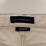 Aeropostale women’s carpenter white cream loose fit relaxed jeans size 32/32 Photo 6