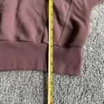 Abercrombie & Fitch Soft Cropped Hoodie Womens Medium Mauve Relaxed Sweatshirt Photo 5