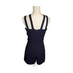 She & Sky  Navy Strappy Short romper Small Fully lined‎ Photo 1