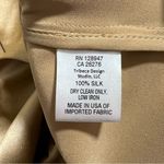 Nili Lotan NEW NWT Lena Double Breasted 100% Silk Blazer Jacket Khaki Photo 9