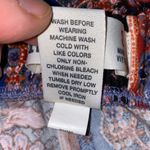 Mudd Sueded Jersey Paperbag Waisted Joggers Tapered Ankle Floral & Paisley EUC Photo 6