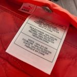 Puma activewear Reversible puffer vest jacket shirt orange and black with pocket Photo 3