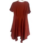 ALC Frank A.L.C. Sosta Silk Handkerchief Hem Rustic Orange Sz 2 Dress Photo 4