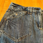 Loft Ann Taylor  denim mini skirt, size 4 Photo 2