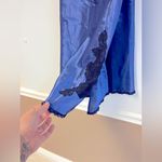 Frederick's of Hollywood Vintage Frederick’s of Hollywood Lace Trim Chemisier – Sapphire & Black, XL Photo 6