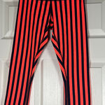 Lululemon Women’s Wunder Under Cropped Bright Orange/Navy 20.5” Inseam Size 4 Photo 0