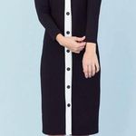 NEW Sonnet James Lou Dress Black & White Textured Waffle Knit Play Dress Size XS Photo 7