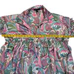 Beulah  Colorful Paisley Button-Up Dress One Size.  E2 Photo 14