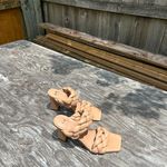 Marc Fisher Womens Hammy Faux Leather Square Toe Block Heel Shoe size 6.5 Photo 1