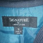 Larry Levine Signature  16 Gray Fitted Skirt Suit Plus Photo 2