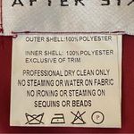 After Six red Taffeta A-line semi-formal or bridesmaid dress. Size 12. EUC Photo 11