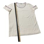 Boden Wool Sweater Womens Short Sleeve Pink Gray Minimalist Classic Top US 8 Size M Photo 9