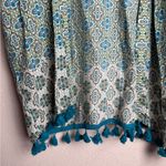 C Brand Women Size Small BOHO Blue Open Front Beach Kimono New‎ Photo 1