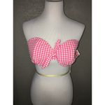 Jessica Simpson  SOUTHERN TIDE GINGHAM BANDEAU BIKINI TOP SIZE XL Photo 4