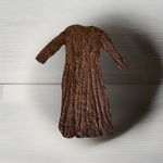 Donna Morgan  Full Length Leopard Print‎ Dress Brown Women's Size 8 Photo 3