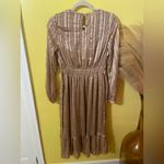 Japna Brown Patterned Blouse Size M Photo 4