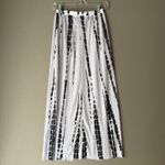 Beach cover up sz S white black tie dye maxi skirt Photo 6