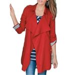 Soft Surroundings  Chelsea Blazer Red Size L‎ Photo 2