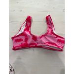 Lot of 2 bikini tops Tie Dye pink and Snake Print Small Photo 5