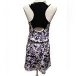 Parker Hawthorn Oceanside Combo Silk Racerback Dress Blue S Photo 3