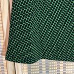 ZARA Black and Green Honeycomb Pattern A-line Polyester Mini Skirt Medium Large Photo 9