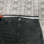 EXPRESS ‎ Super High Waisted Black Ripped Modern Straight Jeans Size 6 Short Photo 11