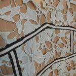 Design Lab  Size Large L Ice Blue Lace Nude Detailing NWT NEW Dress Preppy Weddin Photo 2