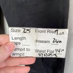 frame denim Frame Womens Trapunto Mid Rise Black Jogger Ankle Zip denim Pants Size 25 Photo 11