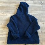 NFL NWT  Chicago Bears Jacket Half Zip Hooded Fluffy Trendy Black Style Sz S Photo 4