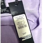 Talbots NWT  Womens Lightweight Button Cardigan Sweater Lavender Purple Size 3XP Photo 3