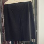 CELINE Paris Pencil Skirt Womens Size 48 US 16 Gray 100% Wool Gold Chain Sid Zip Photo 2