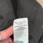 Lucky Brand  Dark Green Embroidered Short Sleeve Blouse Top | Size XS Photo 2