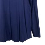 Soma Womens Shirt Size XS Oversized Sleep Shirt Relaxed Fit Loungewear Navy Blue Photo 3